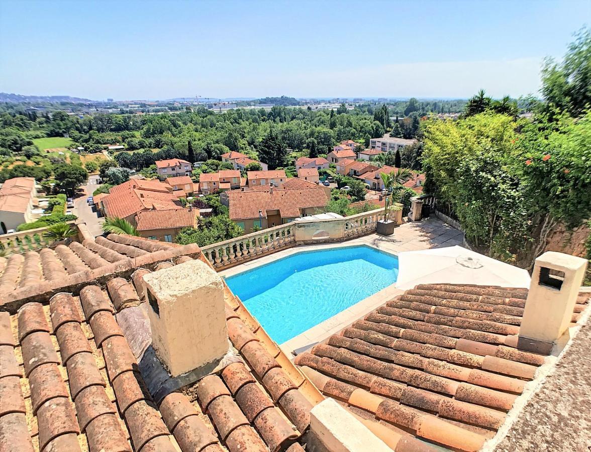 3 Bedrooms Villa Near Cannes - Pool & Jacuzzi - Sea View Mandelieu エクステリア 写真