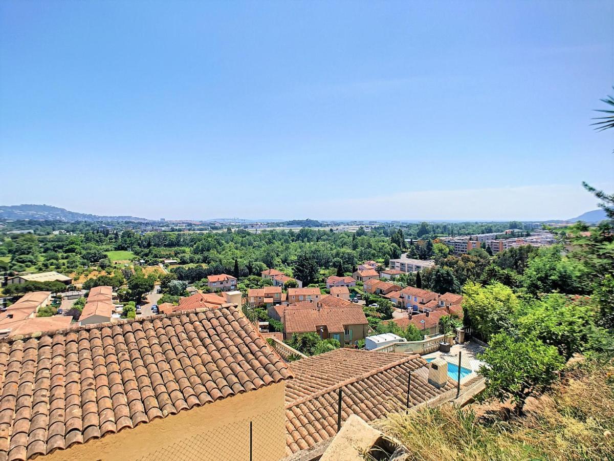 3 Bedrooms Villa Near Cannes - Pool & Jacuzzi - Sea View Mandelieu エクステリア 写真