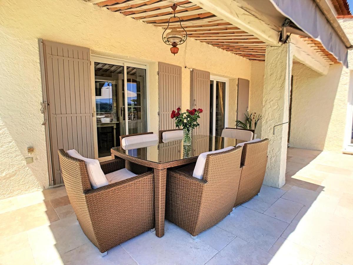 3 Bedrooms Villa Near Cannes - Pool & Jacuzzi - Sea View Mandelieu エクステリア 写真